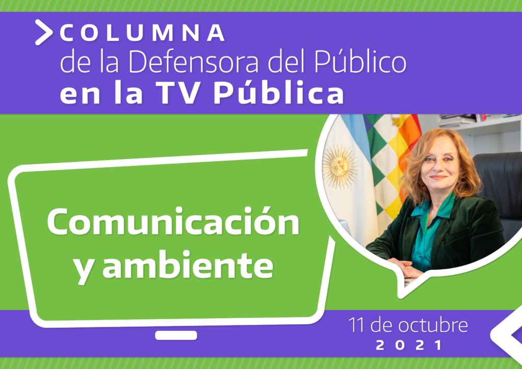 Comunicación y ambiente Columna TV